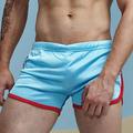 Homme Short athlétique Short Running Course Short de Sport Short en maille Maille Taille elastique Bloc de couleur Respirable Séchage rapide Court Des sports Aptitude Course Sportif Athleisure Rose