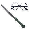 Harry Potter Harry magique montures de lunettes Baguette Homme Femme Garçon Cosplay de Film Classique Intemporel Noir Café Halloween Carnaval Mascarade Lunettes Baguette