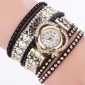 Luxe dames mode amour cadran bracelet montre femmes robe strass bracelet souple montres à quartz montre femme