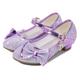 Cendrillon Princesse Elsa Reine des Neiges Chaussures à fleurs Chaussures de gelée Fille Cosplay de Film Mary Jane Paillettes Argent Doré Rose Halloween Le Jour des enfants Mascarade Chaussures