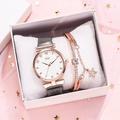 cristal de luxe femmes bracelet montres à quartz mode diamant dames montre à quartz robe de sport féminin cadran rose montre-bracelet