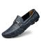 xunqi printemps et automne beanie chaussures chaussures à enfiler britanniques pour hommes chaussures à enfiler en cuir chaussures en cuir de mode décontractée chaussures pour hommes d