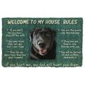 Chiens mignons paillasson tapis de sol tapis lavables tapis de cuisine tapis antidérapant résistant à l'huile tapis intérieur extérieur tapis de chambre décor tapis de salle de bain tapis d'entrée