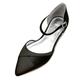 chaussures de mariage pour femmes chaussures de demoiselle d'honneur de mariée soirée chaussures plates de mariage noir blanc argent bride à la cheville ruban cravate talon plat bout pointu satin confort d'orsay chaussures cadeaux de Saint Valentin