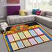 Wellsay Times Tables Non Slip Area Rug for Living Dinning Room Bedroom Kitchen 1.7 x 2.6 (20 x 31 Inches / 50 x 80 cm) Multiplication Table Nursery Rug Floor Carpet Yoga Mat