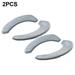 SUKIY Soft Toilet For Seat Cover Non Slip Warmer And Comfortable Cushion 1/2 Pack(Grey-2PCS)