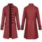Homme Manteau Caban Utilisation Soirée Le style rétro Printemps Automne Conception spéciale Antique Millésime Rétro Longue Vêtements pour hommes en jacquard médiéval [blanc] Vêtements pour hommes