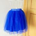 Femme Balançoire Tutu Mi-long Jupes Multirang Tulle Couleur Pleine Casual Quotidien Printemps été Organza Décontractées Costumes de Carnaval Dames Rose Claire Bleu Roi