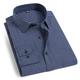 Homme Chemise Chemise boutonnée Chemise à col Chemises à manchettes françaises bleu marine Bleu Bleu clair manche longue Vagues Col rabattu Eté Printemps Mariage Extérieur Vêtement Tenue Bouton bas