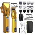 tondeuse à cheveux et tondeuse kit professionnel tondeuses à cheveux pour hommes sans fil barber tondeuses machine rechargeable outliner trimmer mens beard trimmer coupe de cheveux électrique kit de