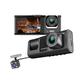 1080p Nouveau design / HD / Surveillance à 360 ° DVR de voiture 170 Degrés Grand angle 2 pouce LCD Dash Cam avec Vision nocturne / G-Sensor / Surveillance du stationnement 4 LED infrarouge