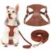 Pet Artist Genuine Leather Dog Harness and Leash Set No Pull Pet Puppy Walking Vest for Small Dogs Chihuahua Yorkshire