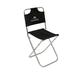 Lixada Foldable Aluminum Chair for Camping Fishing Sketching Portable Backrest Garden Rest Chair