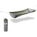 LIHONG Skyloft Hammock - 1 Person Portable Hammock - for Camping Hiking Backpacking Travel Festival or The Beach - Olive/Grey