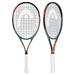 HEAD Ti. Radical Elite Tennis Racket - Pre-Strung Head Light Balance 27 Inch Racquet 4 3/8 in Grip Gray/Orange