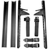 Supplemental Steering Kit For Tandem Kayak Rudder Systems | Wilderness Systems And Perception Kayaks | Foot Braces And Extension Straps Black One Size (8023053)