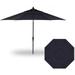 UM8129-5439-DWV-Treasure Garden-11 Foot Round Aluminum Auto Tilt Market Umbrella-Sunbrella Grade A Fabric Type-Navy Fabric Color-Black Pole