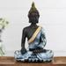 Accent Collection Small Resin Buddha Statue - Black Zen Home & Meditation Decor