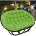 YZboomLife N/ Outdoor Papasan Cushion Double Papasan Cushion Thick Egg Nest Seat Cushions Waterproof Swing Chair Cushion with Ties Without Chair for Indoor Outdoor