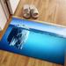 Berg Rug Berg Landscape Rugs Sea Rug Landscape Rugs Blue Rug Front Door Rug Anti-Slip Carpet Bathroom Rug Luxury Rug Runner Rug 2.6 x9.2 - 80x280 cm