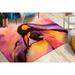 Modern Rugs Animal Rugs Penguins Pastel Painting Rug Colorful Rug Penguin Rugs Outdoor Rugs Office Rugs Runner Rugs Farmhouse Rug 3.9 x5.9 - 120x180 cm