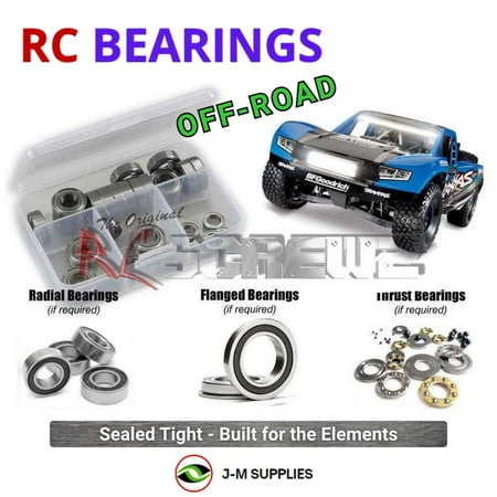 RCScrewZ Rubber Shielded Bearing tra092r for Traxxas Unlimited Desert Racer UDR VXL-6s 85086-4 | SET