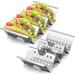 2 Pcs Stainless Steel Holders Tray Hollow Stand Holds 2 or 3 Tacos Plates Rack Keeping Shells Upright Tray Grill Oven and Dishwa Safe