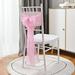 KERISTY Chair Back Decoration Chair Back Flower Butterfly Banquet Wedding Stool Straps
