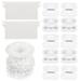 White Curtain Window Curtains Vertical Binds Parts Blinds Accessories