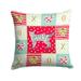 Highlander Lynx 2 Cat Love Fabric Decorative Pillow Red