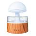 Lixada Mushroom Humidifier Water Drip 500ml with 7 Colors Night Light Essential Oil Diffuser for Relaxing Sleep White Noise Control Rain Cloud Style