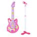AMERTEER Toys Baby Toys Educational Keyboard Musical Instrument Toys Cute Guitar For Kids With Microphone Toys For Boys Girls