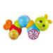 Caterpillar Toys Press and Crawl Toy Caterpillar Push Rattle Toy Activity Toy for Toddler Kids Children (Random Colorï¼‰