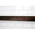 GEROBOOM Timber Craft Reclaimed Wood Mantel | Easy-to-Install | Steel Angle Brackets Included | Rustic Decoration | 2 Thickness | 54 L x 6 D Oiled