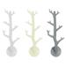 YEAHOO Branch Hook Wall Decor Key Holder Organier Storage Sticky Hooks Coat Rack Hanger Home Decorative Hooks Home Storage(White)