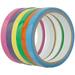 6 Rolls Tape Decompression Ball Colored Sticky Tapes Childrenâ€™s Toys Stationery Decorative Adults Student Baby