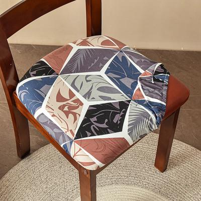 2 Pcs Dining Chair Covers Stretch Seat Slipcover Removable Washable Upholstered Chair Cushion Slipcovers for Kitchen Office