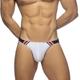Men's Swimwear Swim Briefs Swim Thong Mesh with Pad Color Block Breathable Soft Surfing Swimming Pool Stylish Sexy White Red