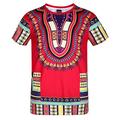 Modern African Outfits Graphic Print T-shirt For Men's Adults Party Festival