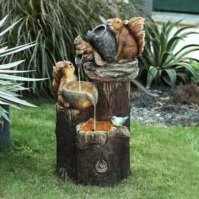 Duck Family Patio Statue, Cute Resin-Duck Animal Sculpture, Animal Garden Statue Decoration, Patio Yard Lawn Ornaments, Creative Resin Outdoor Sculpture, Gifts for Family and Friends