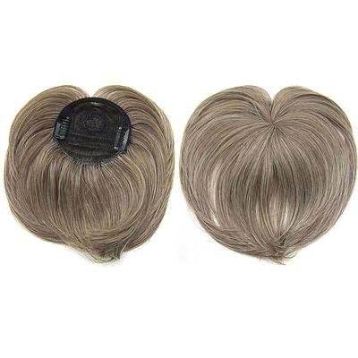 White Hair Extensions for Women Invisible Toupee Thinning Hair Extensions Wig Hairpiece Thick Top Hair Pieces