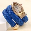 2023 Creative Personality Snake Watches Woman Brand Luxury Stylish Quartz Ladies Bracelet Diamond Wristwatch