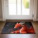 Dragon Colorful Doormat Non-Slip Oil Proof Rug Indoor Outdoor Mat Bedroom Decor Bathroom Mat Entrance Rug Door Mat