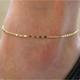 Ankle Bracelet Stylish Simple Women's Body Jewelry For Daily Holiday Alloy Silver Gold 1pcs