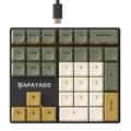 Wired Mechanical 33-Key Numeric Keypad with Multi-Color Lights Shaft Suitable for Finance Business Keypad Laptop Keyboard