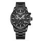 NIBOSI Men Quartz Watch Fashion Casual Wristwatch Luminous Calendar Chronograph Waterproof Steel Watch