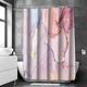 Shower Curtain with Hooks,Marble Pattern Abstract Art Fabric Home Decoration Bathroom Waterproof Shower Curtain with Hook Luxury Modern