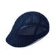 Men's Flat Cap Black White Polyester Travel Beach Vacation Beach Plain Sunscreen