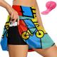 21Grams Women's Cycling Skort Skirt Bike Skirt Bottoms Race Fit Mountain Bike MTB Road Bike Cycling Sports Graphic 3D Pad Cycling Breathable Moisture Wicking Yellow Light Green Spandex Clothing