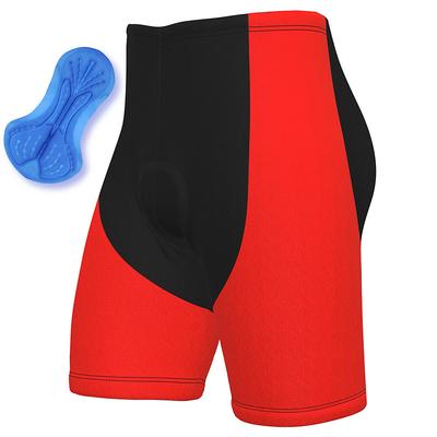Men's Cycling Road Shorts Bike Shorts Cycling Padded Shorts Bike Shorts Pants Mountain Bike MTB Road Bike Cycling Sports Patchwork Fluorescent 3D Pad Cycling Breathable Quick Dry Yellow Red Polyester